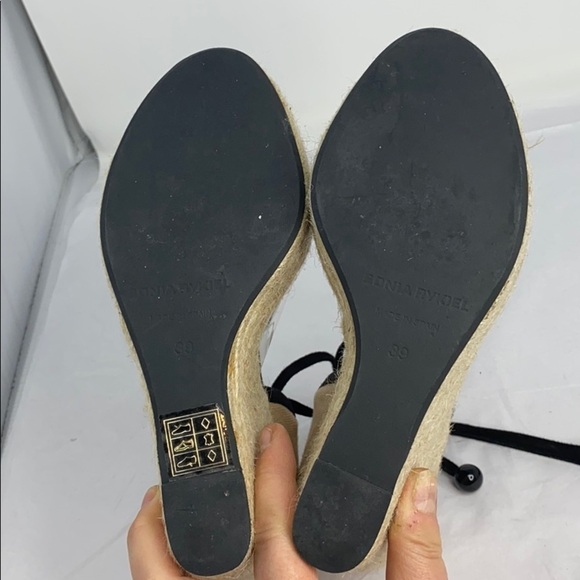 Sonia Rykiel Sz 39 Wedge Platform Clear Sandal - Picture 10 of 12